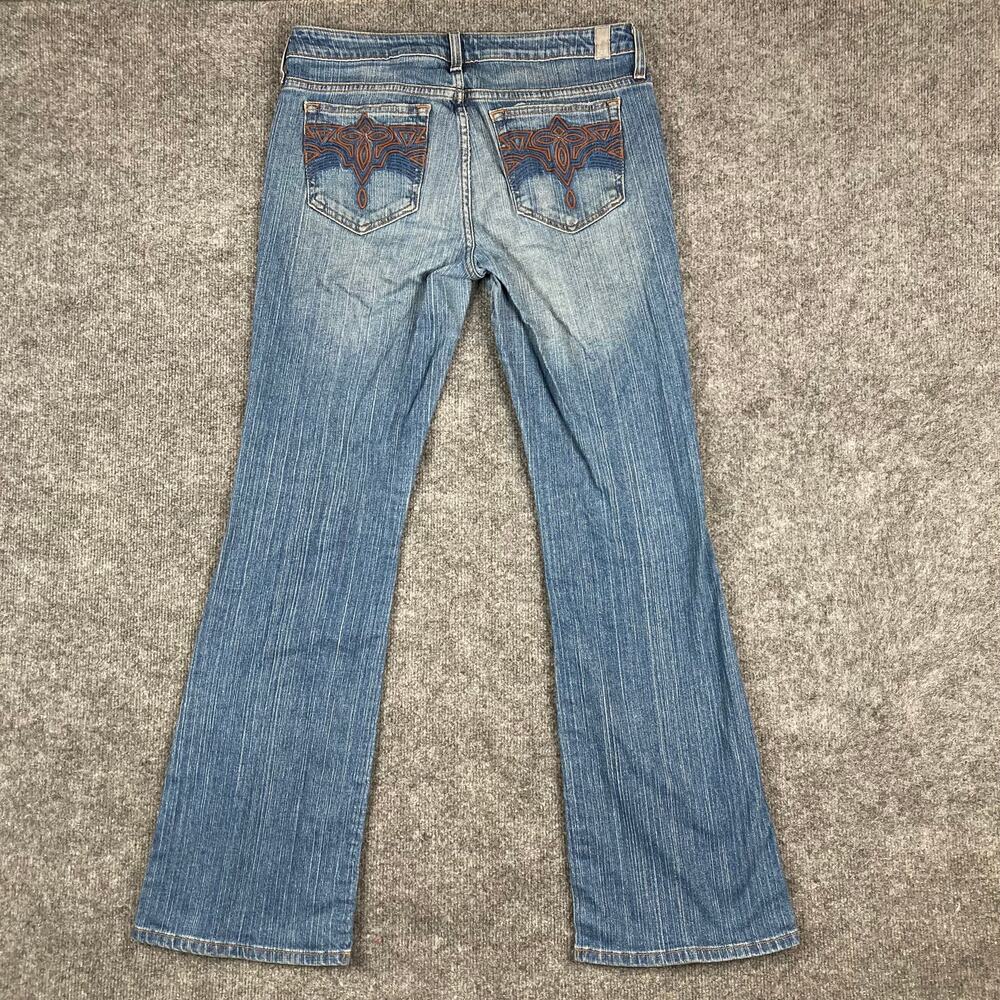 Apt 9 Jeans Women’s 6 Bootcut‎ Stretch Blue Denim Mid Rise Flare Leg Medium